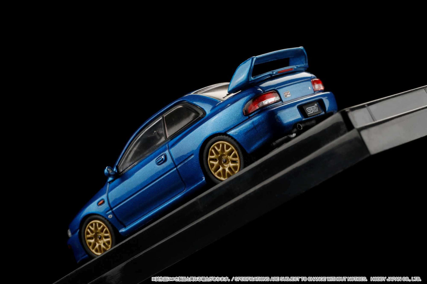 Hobby Japan 1/64 SUBARU IMPREZA 22B STi Version (GC8改) With EJ22改 engine display