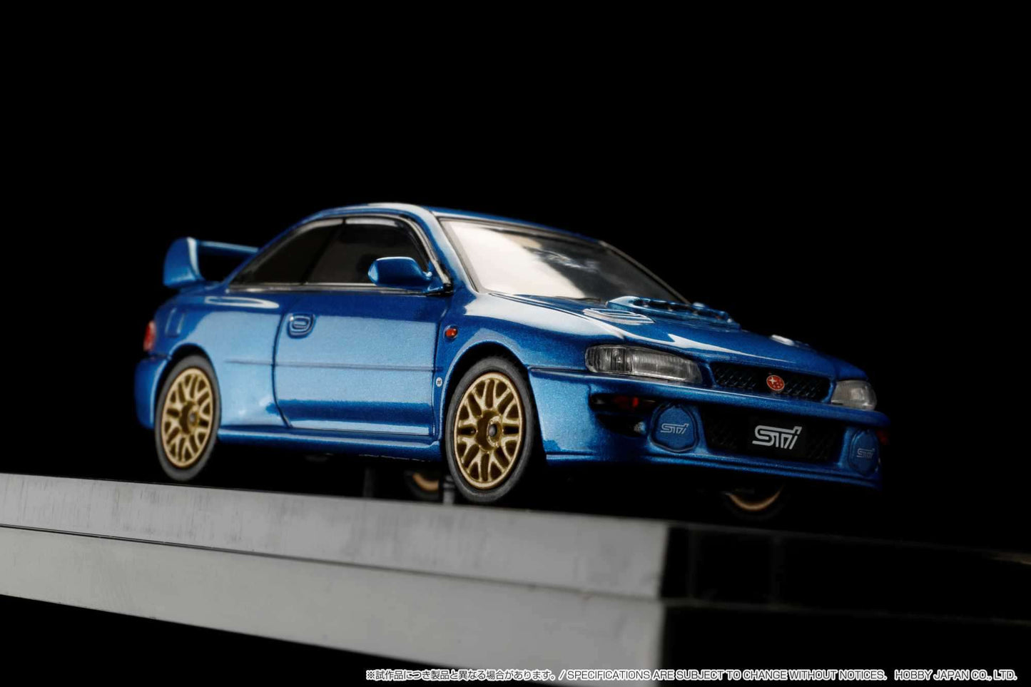Hobby Japan 1/64 SUBARU IMPREZA 22B STi Version (GC8改) With EJ22改 engine display
