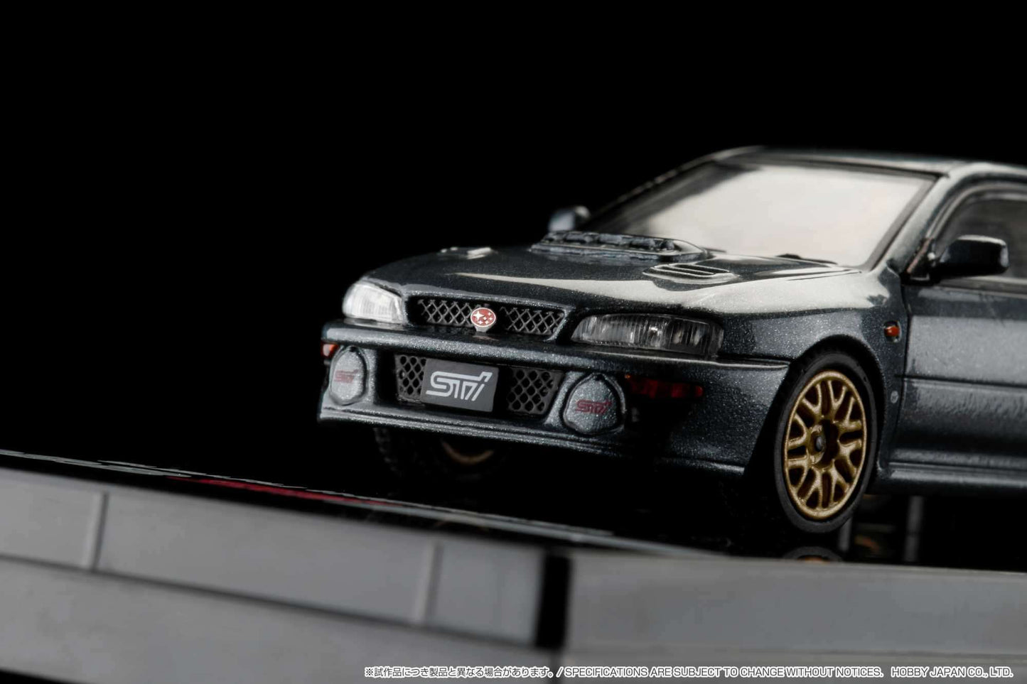 Hobby Japan 1/64 SUBARU IMPREZA 22B STi Version (GC8改) With EJ22改 engine display