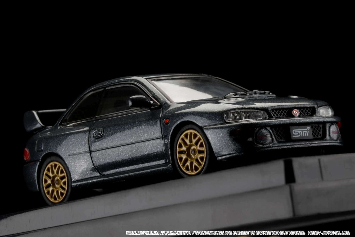 Hobby Japan 1/64 SUBARU IMPREZA 22B STi Version (GC8改) With EJ22改 engine display