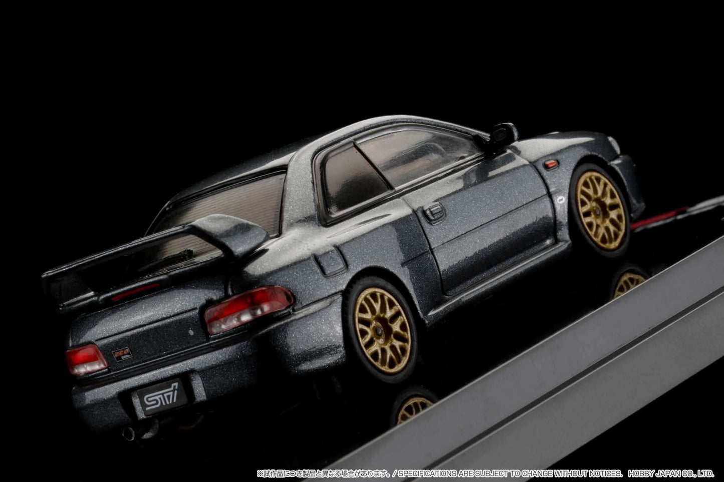 Hobby Japan 1/64 SUBARU IMPREZA 22B STi Version (GC8改) With EJ22改 engine display