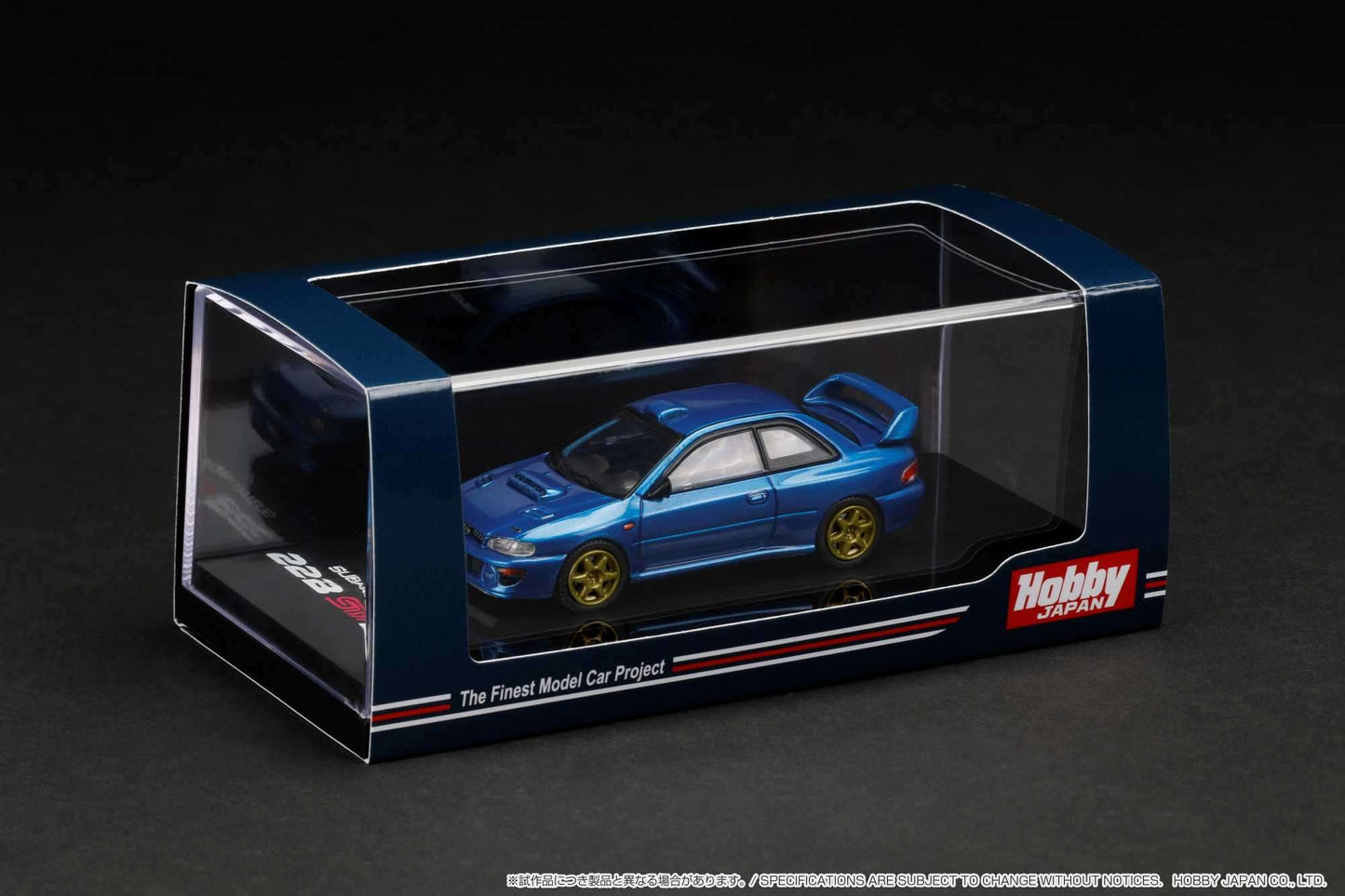 Hobby Japan 1/64 SUBARU IMPREZA 22B STi Version (GC8改) Rally Base Car
