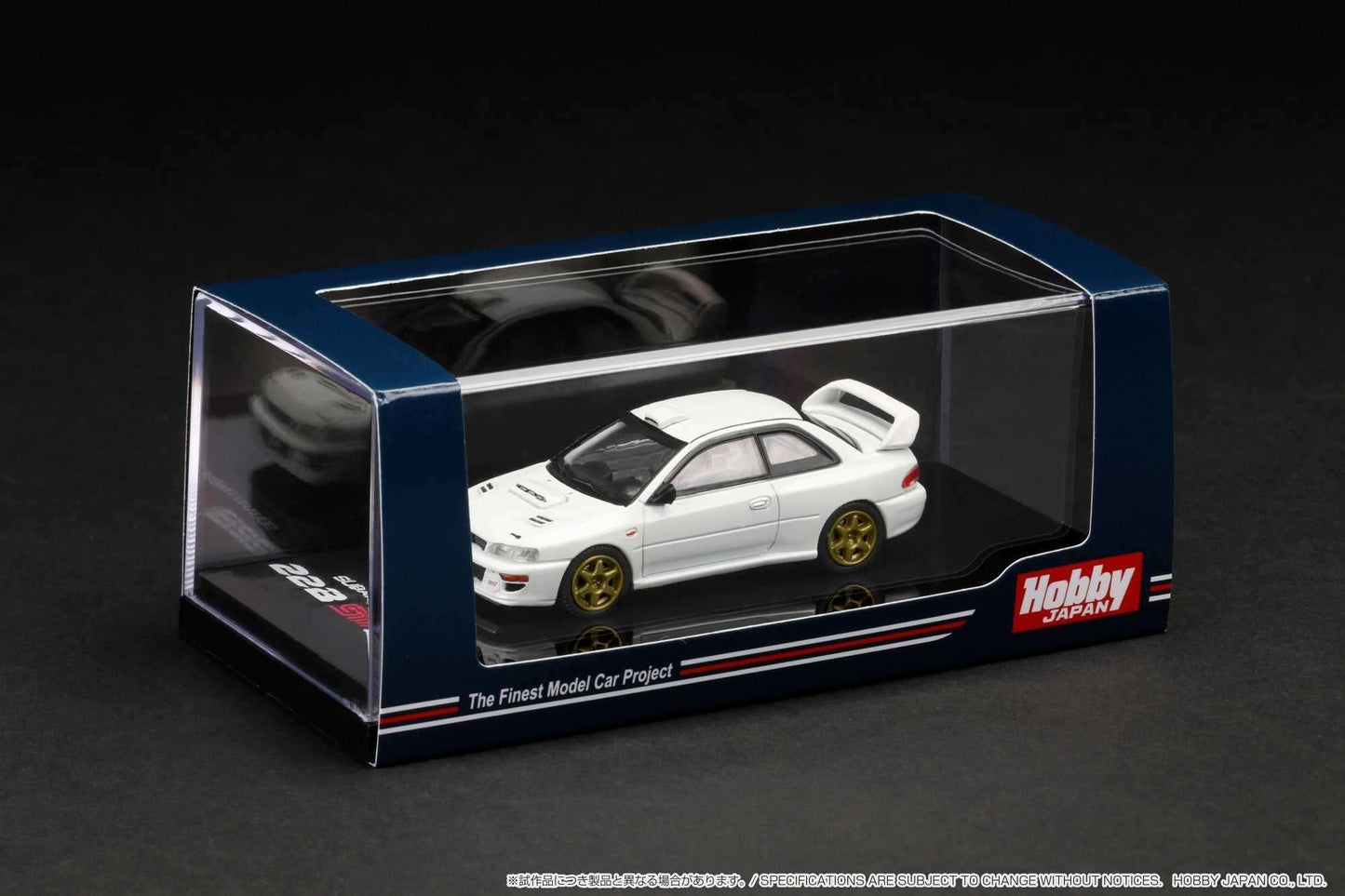Hobby Japan 1/64 SUBARU IMPREZA 22B STi Version (GC8改) Rally Base Car