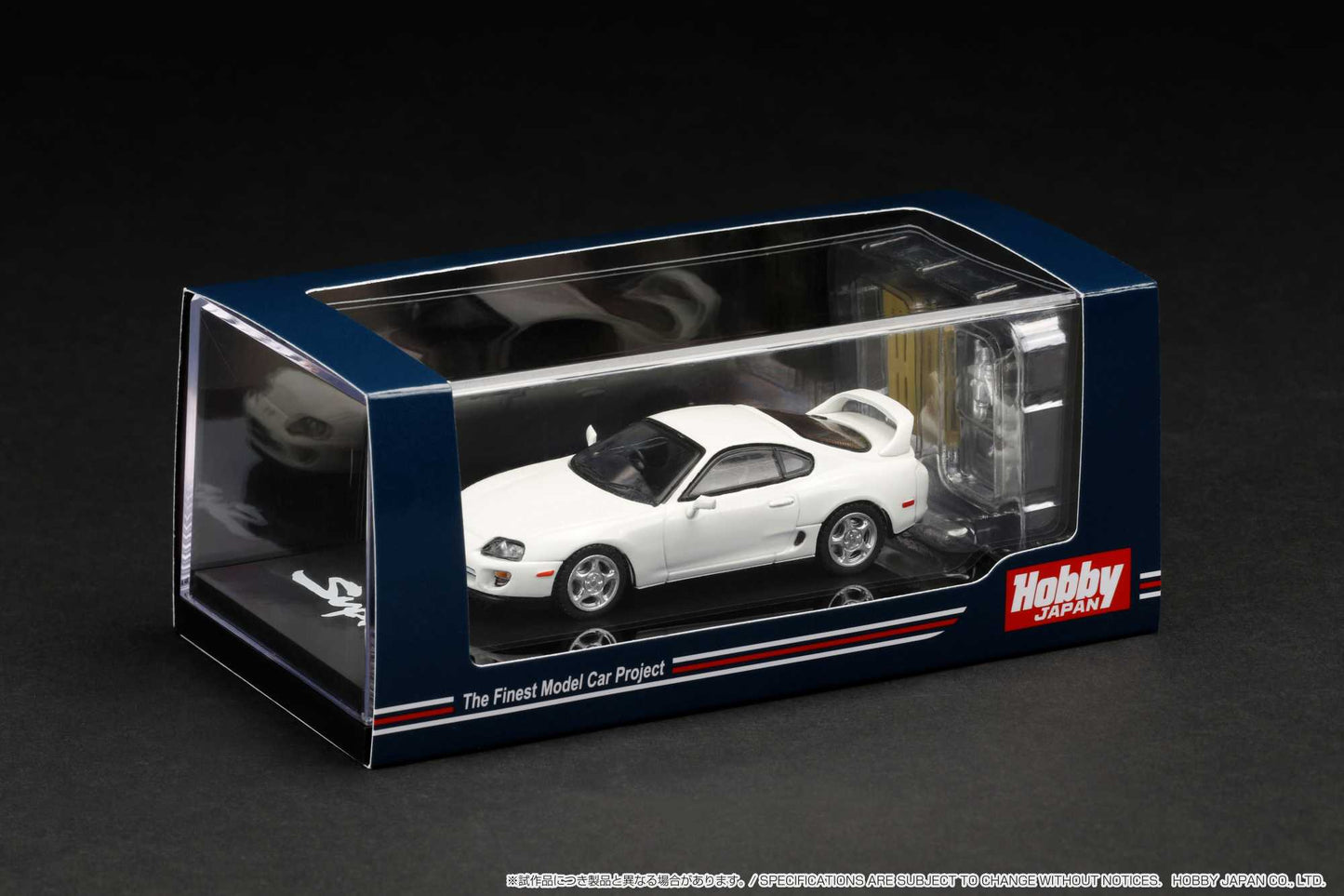 Hobby Japan 1/64 Toyota Supra RZ (A80) w/ engine display model