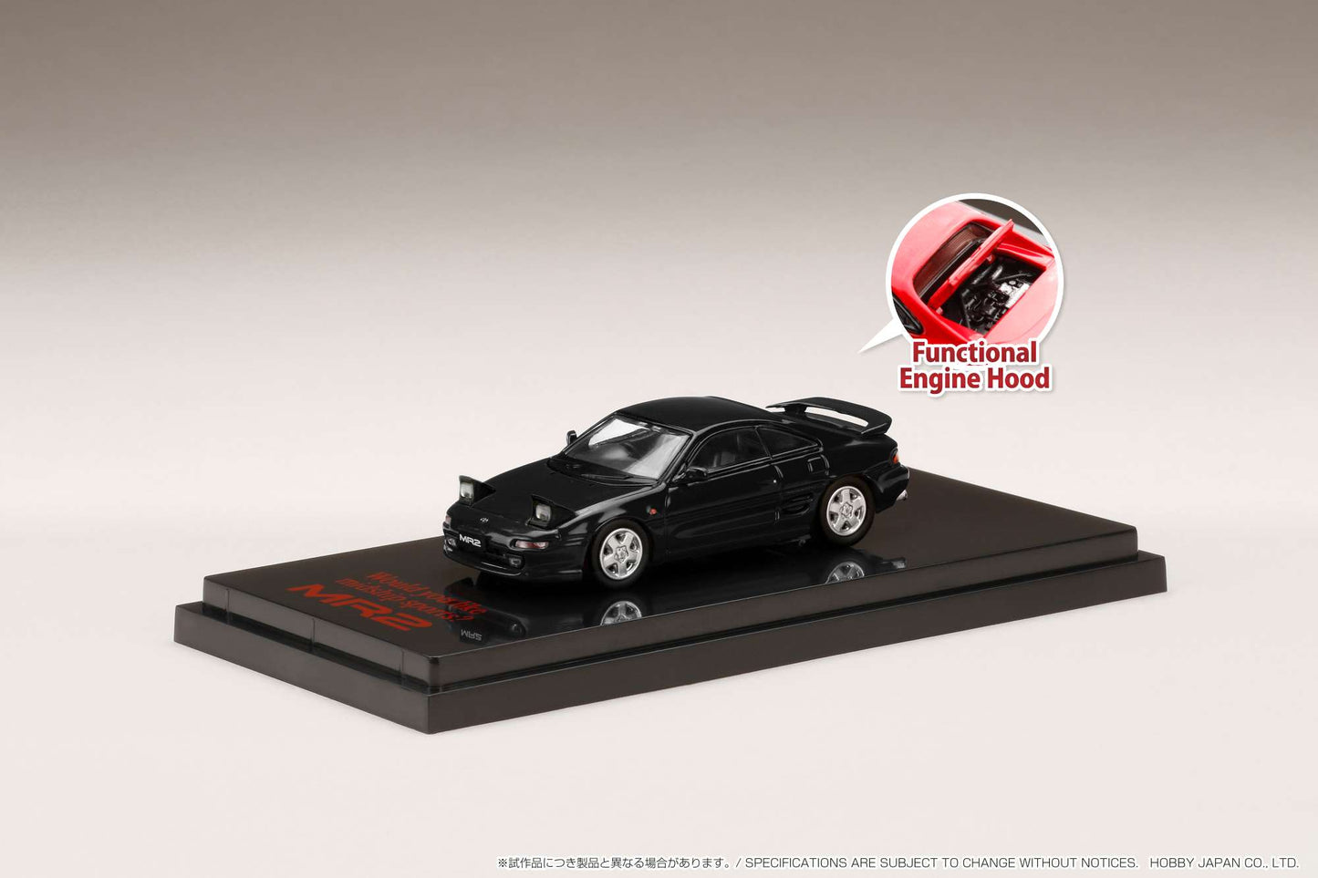 Hobby Japan 1/64 Toyota MR2 (SW20) GT-S 1996 (Open Headlights)
