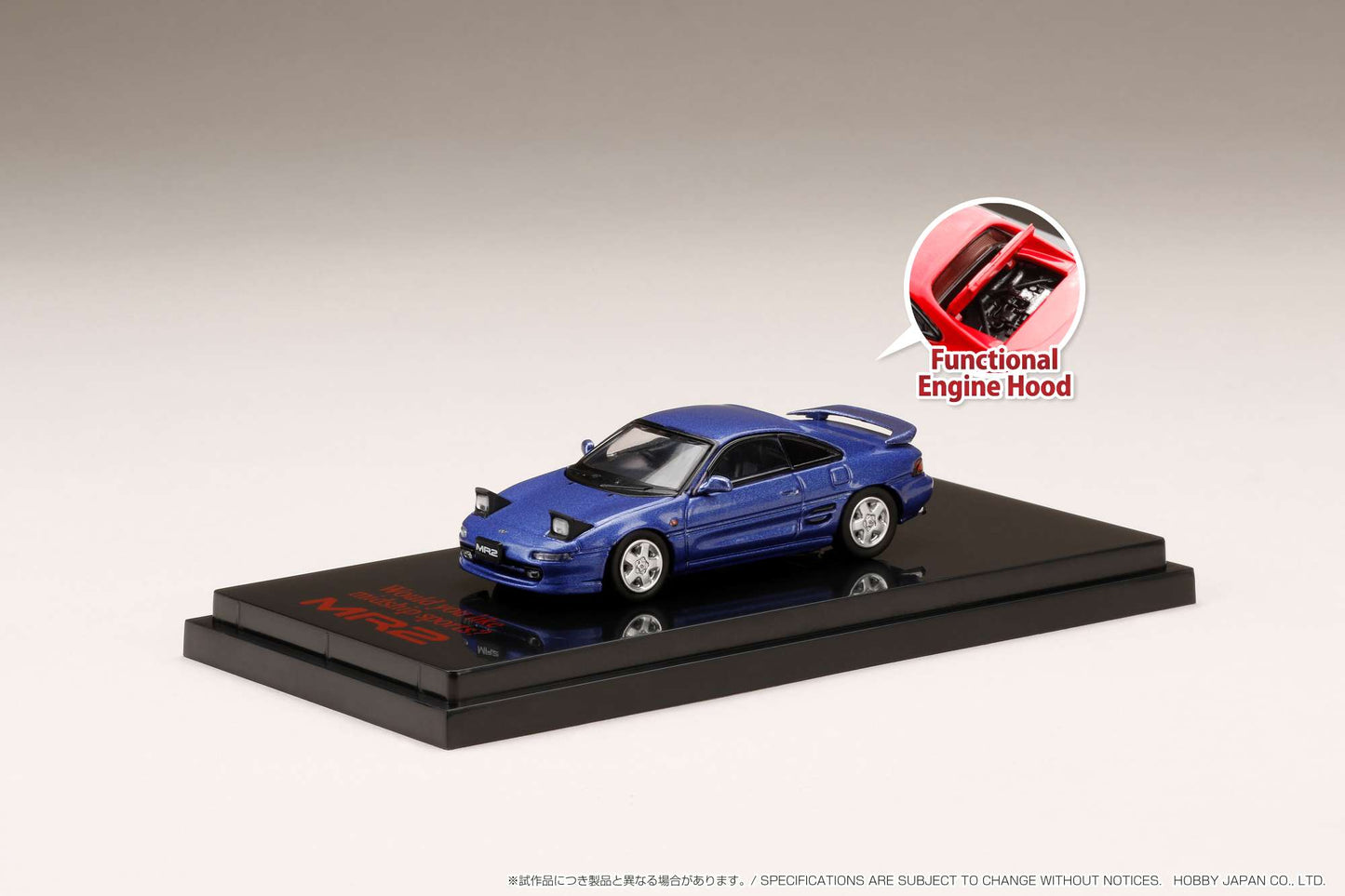 Hobby Japan 1/64 Toyota MR2 (SW20) GT-S 1996 (Open Headlights)