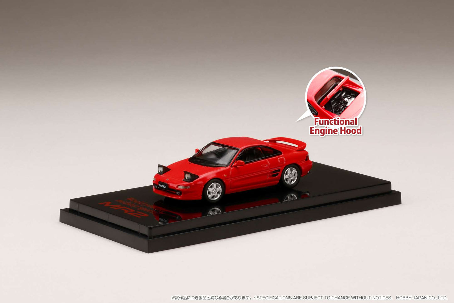 Hobby Japan 1/64 Toyota MR2 (SW20) GT-S 1996 (Open Headlights)