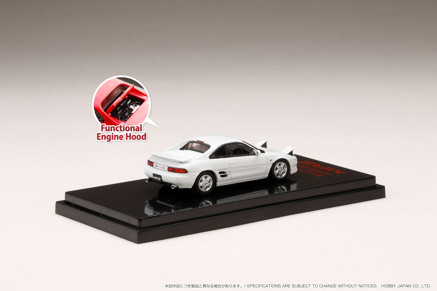 Hobby Japan 1/64 Toyota MR2 (SW20) GT-S 1996 (Open Headlights)