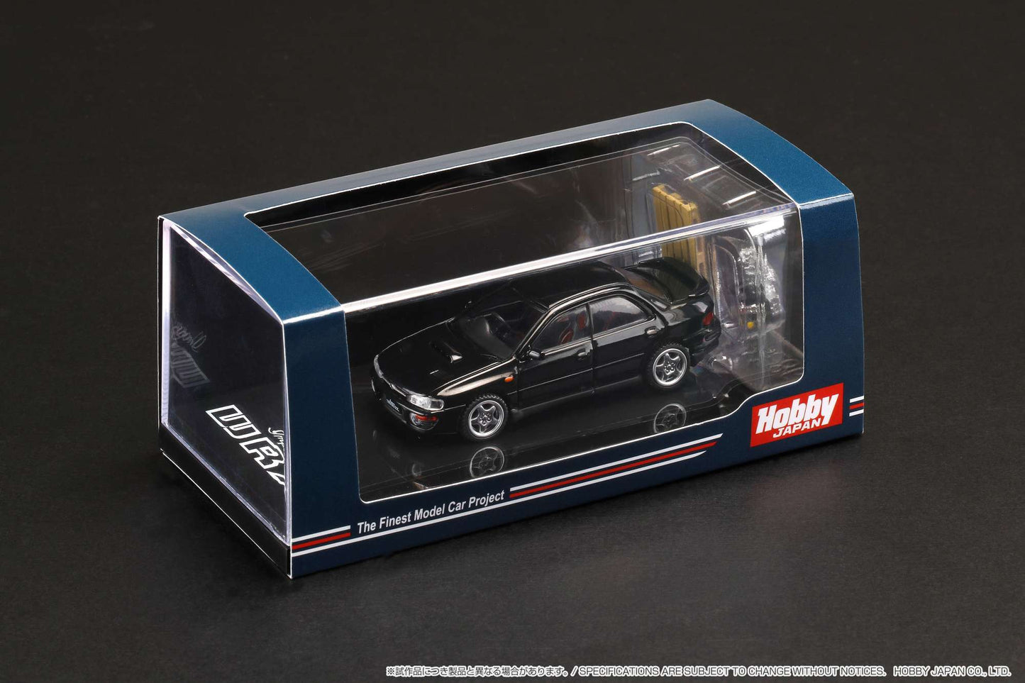 Hobby Japan 1/64 SUBARU IMPREZA WRX (GC8) 1992 with Engine Display Model