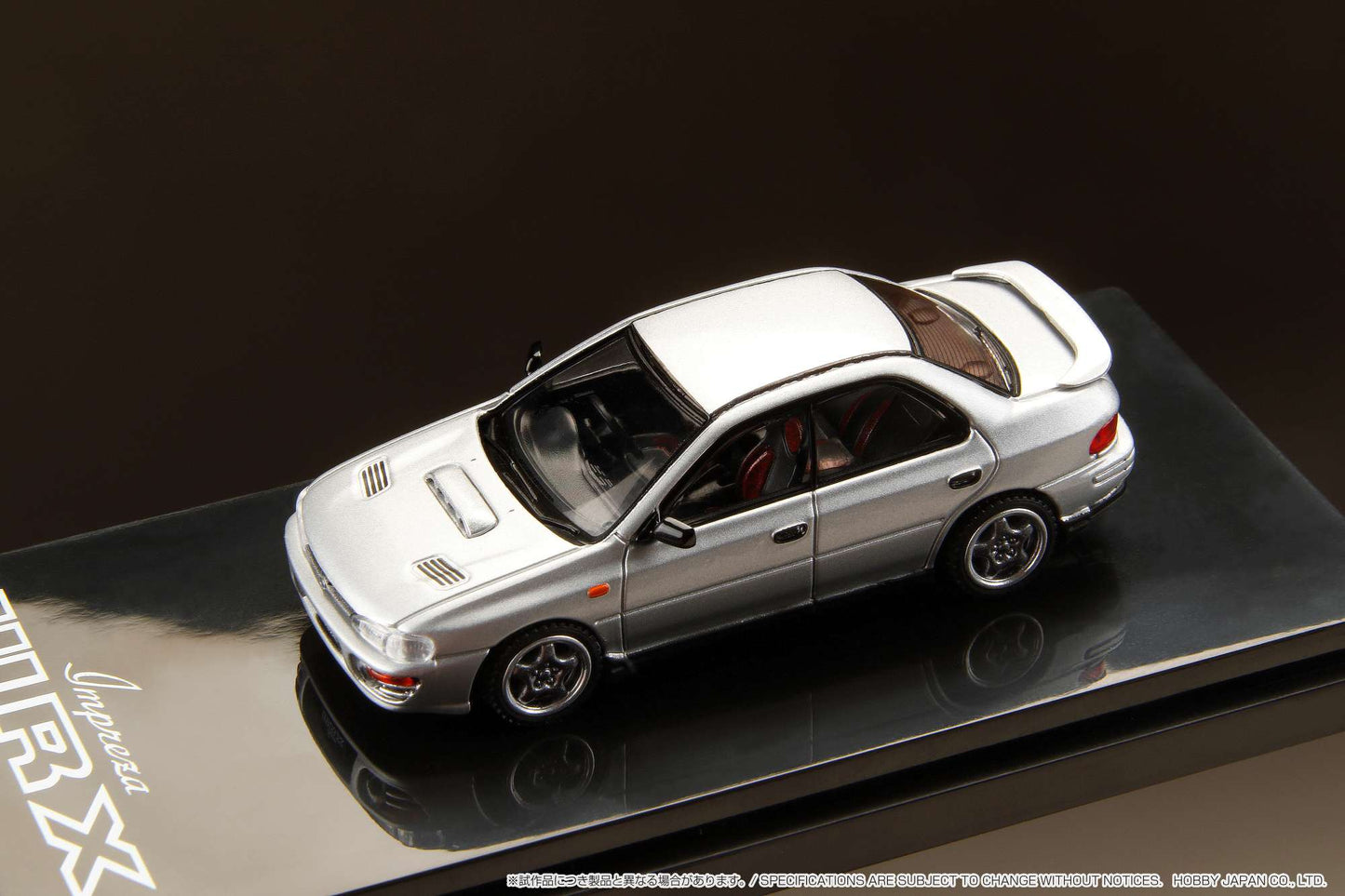 Hobby Japan 1/64 SUBARU IMPREZA WRX (GC8) 1992 with Engine Display Model