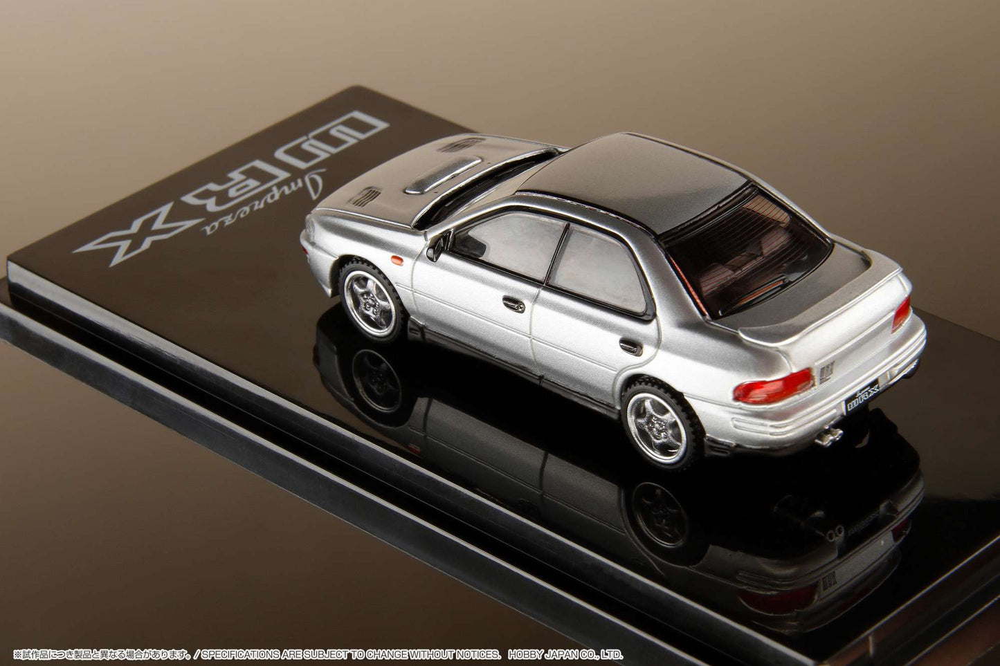 Hobby Japan 1/64 SUBARU IMPREZA WRX (GC8) 1992 with Engine Display Model