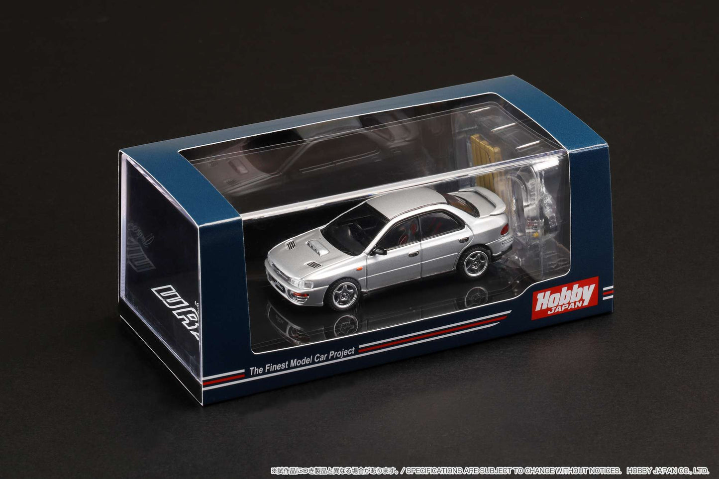 Hobby Japan 1/64 SUBARU IMPREZA WRX (GC8) 1992 with Engine Display Model