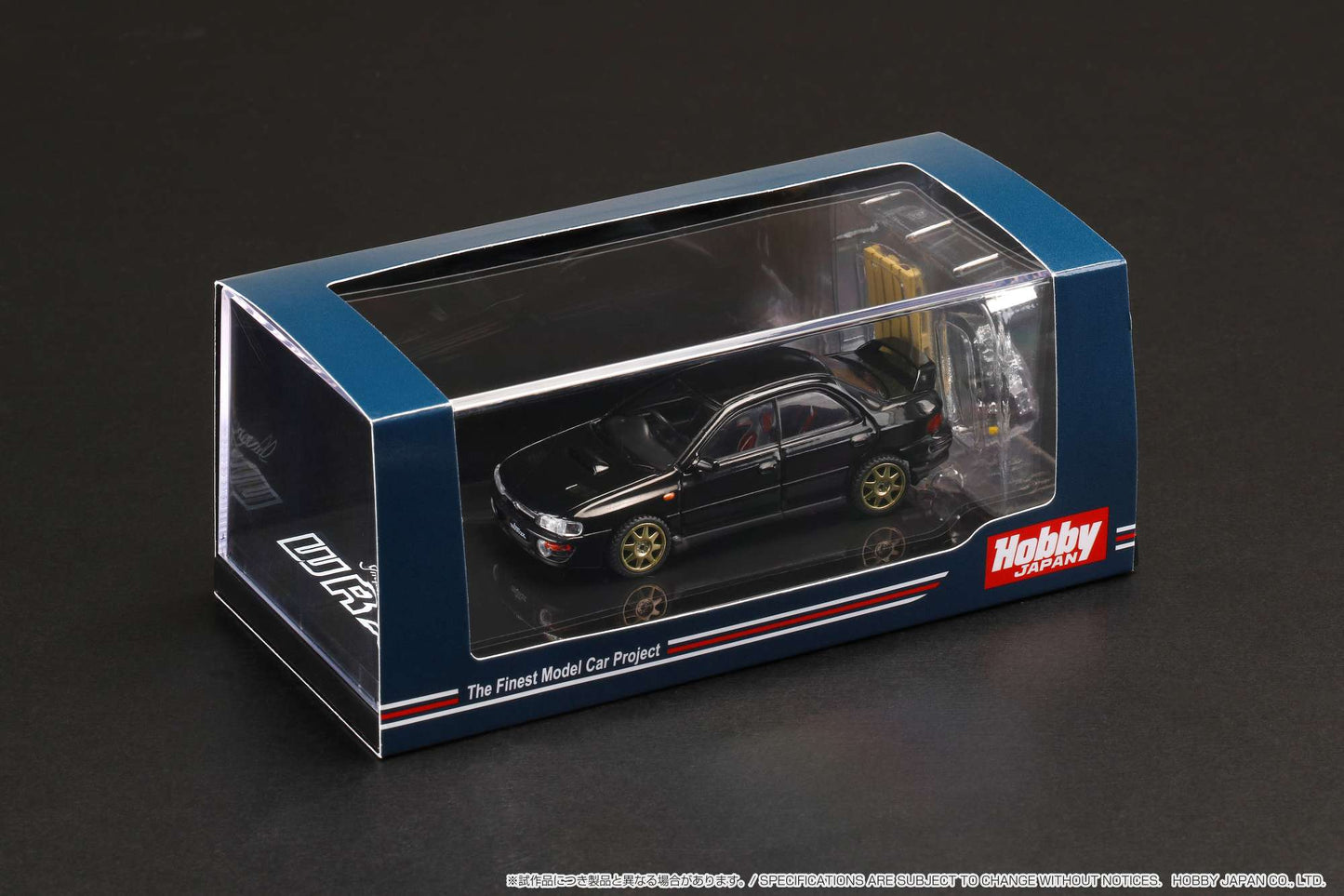 Hobby Japan 1/64 SUBARU IMPREZA WRX (GC8) 1992 Customized Version with Engine Display Model