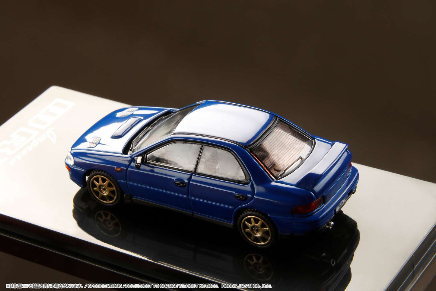 Hobby Japan 1/64 SUBARU IMPREZA WRX (GC8) 1992 Customized Version with Engine Display Model