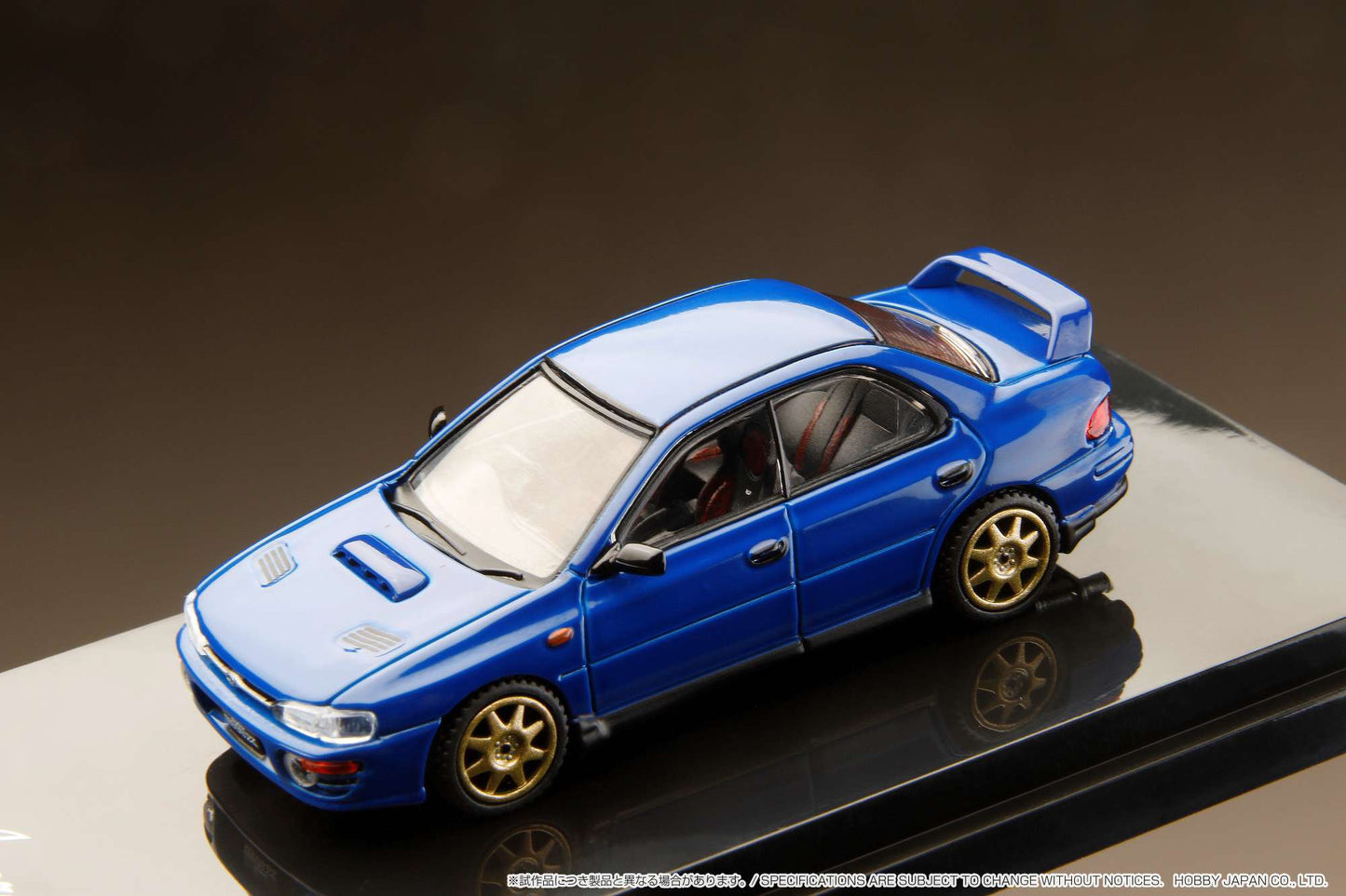 Hobby Japan 1/64 SUBARU IMPREZA WRX (GC8) 1992 Customized Version with Engine Display Model