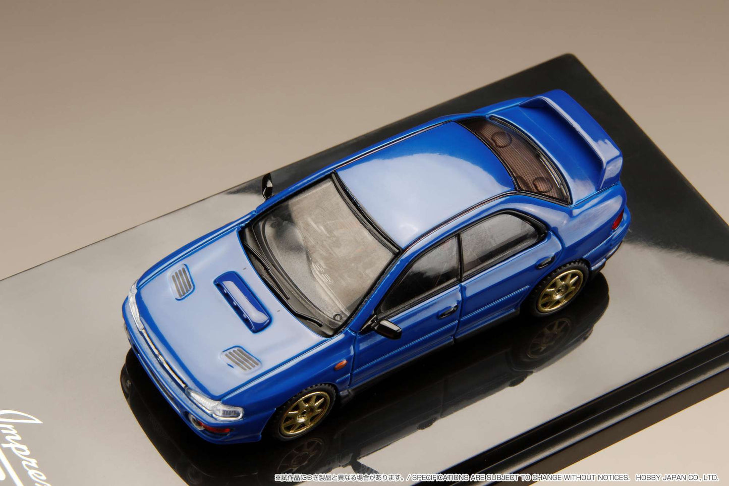 Hobby Japan 1/64 SUBARU IMPREZA WRX (GC8) 1992 Customized Version with Engine Display Model