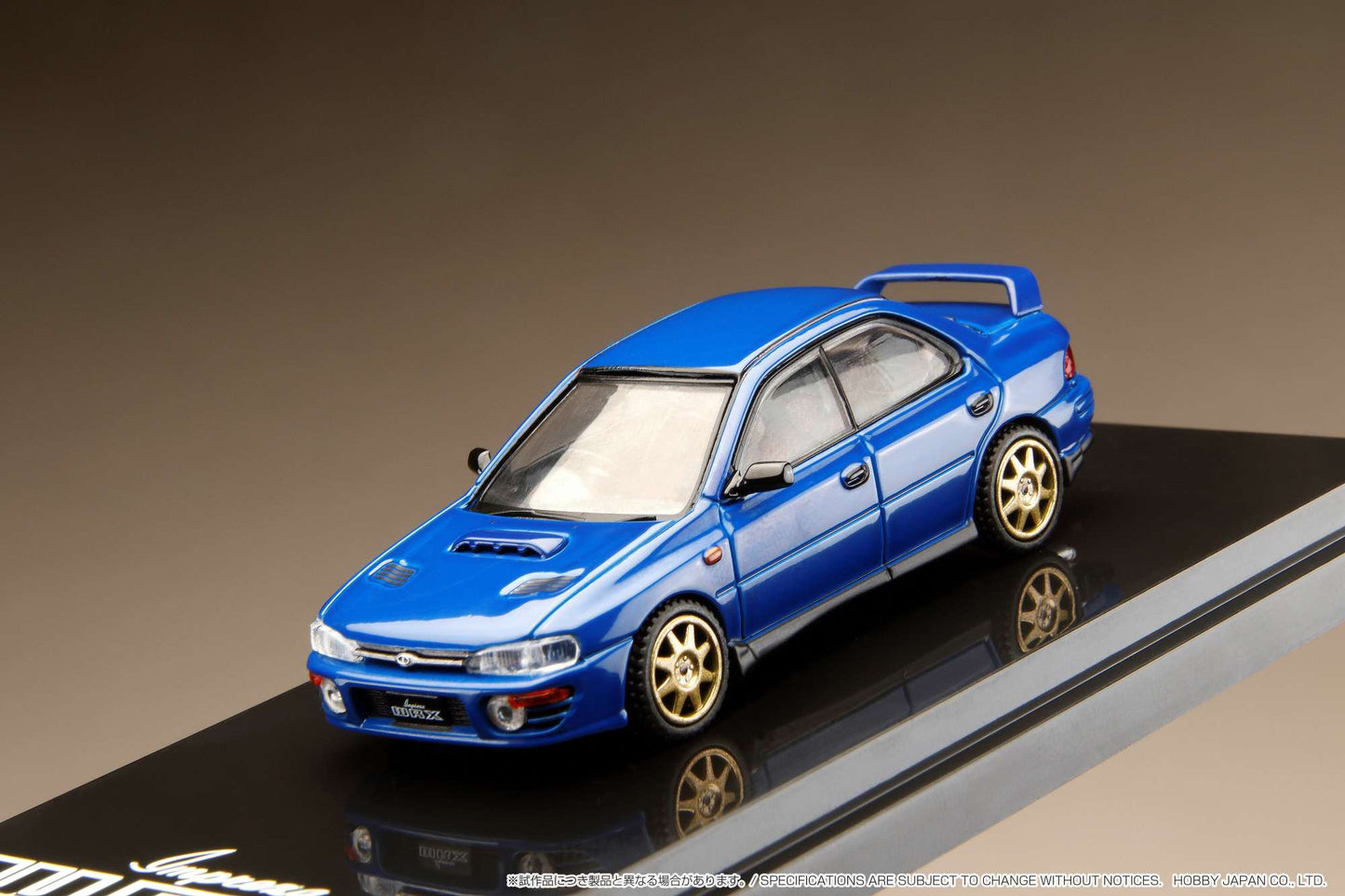 Hobby Japan 1/64 SUBARU IMPREZA WRX (GC8) 1992 Customized Version with Engine Display Model