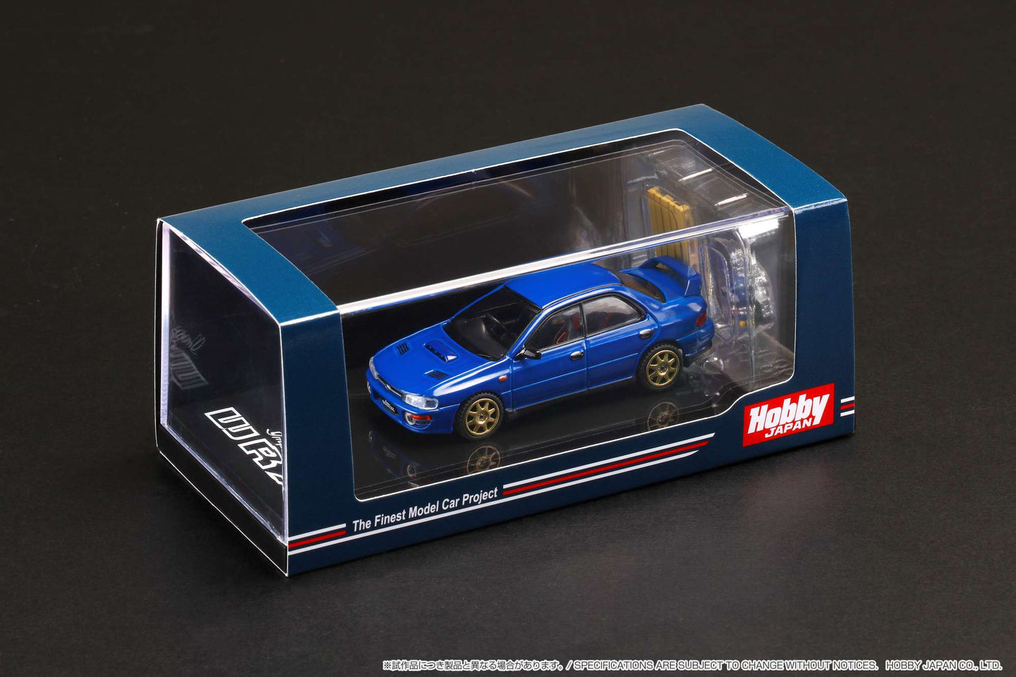 Hobby Japan 1/64 SUBARU IMPREZA WRX (GC8) 1992 Customized Version with Engine Display Model