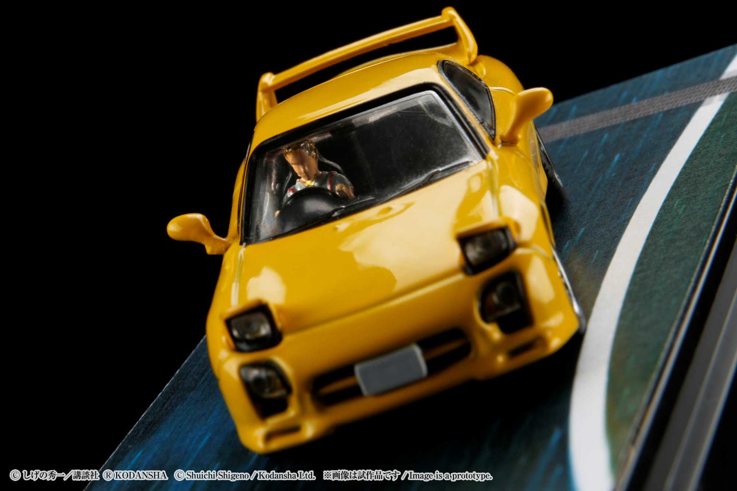 HJ 1/64 Mazda RX-7 (FD3S) Project D / Keisuke Takahashi (INITIAL D - Diorama Set)