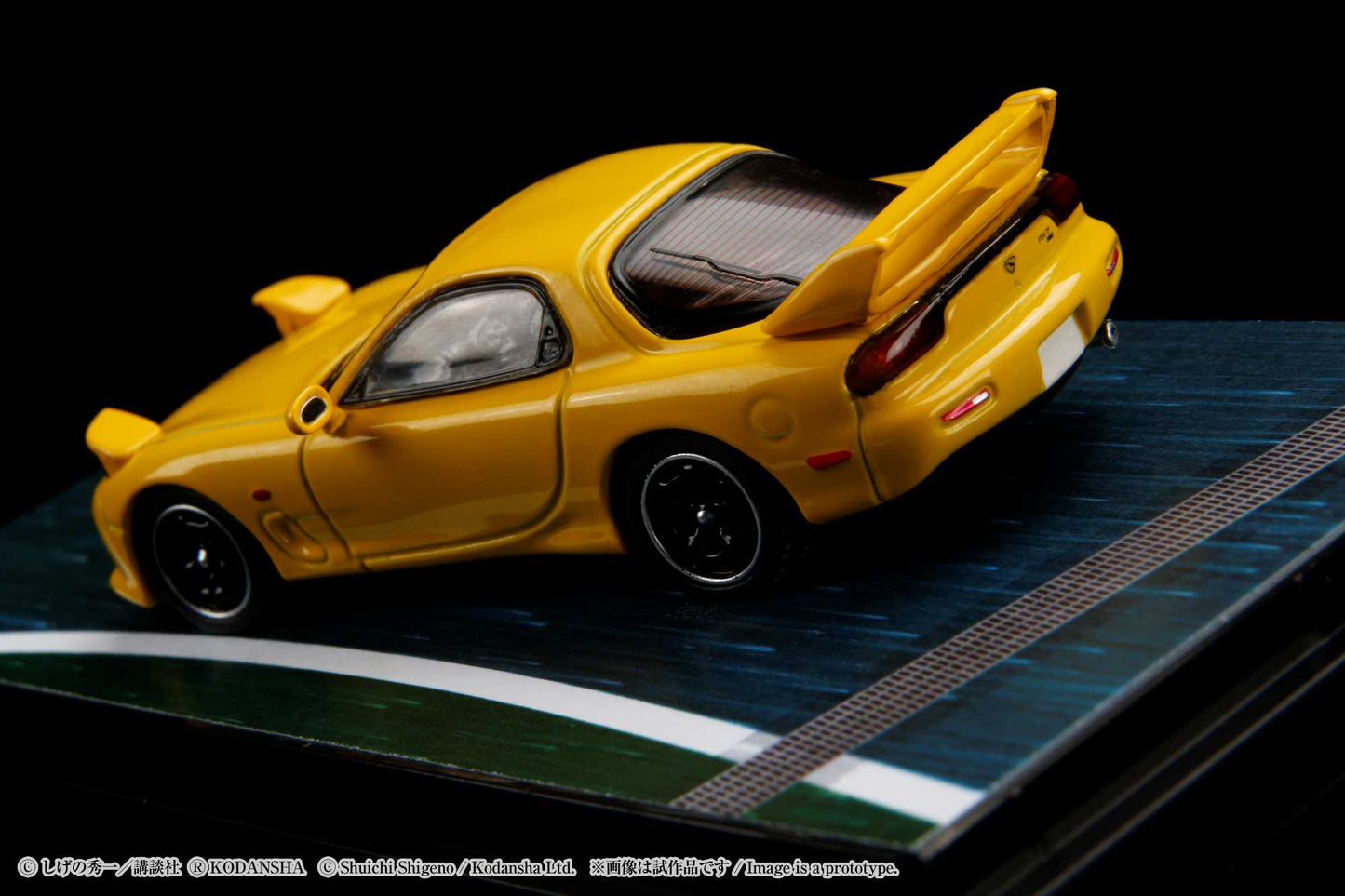 HJ 1/64 Mazda RX-7 (FD3S) Project D / Keisuke Takahashi (INITIAL D - Diorama Set)