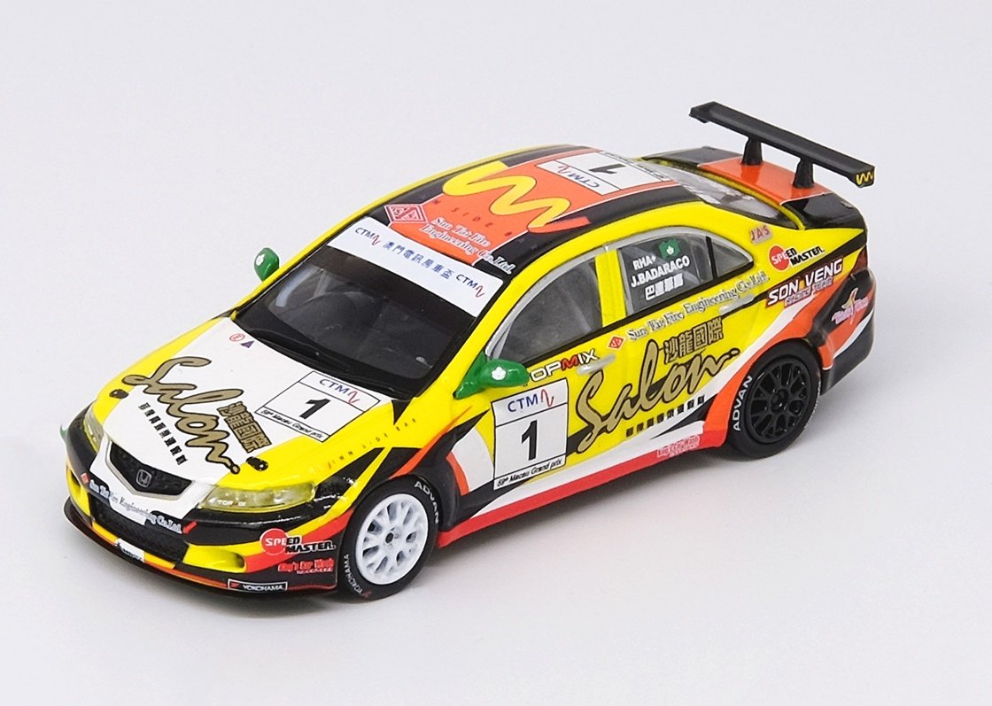 Inno64 1:64 HONDA ACCORD Euro-R (CL7) #1 Macau Grand Prix CTM Cup 2012J. Badaraco