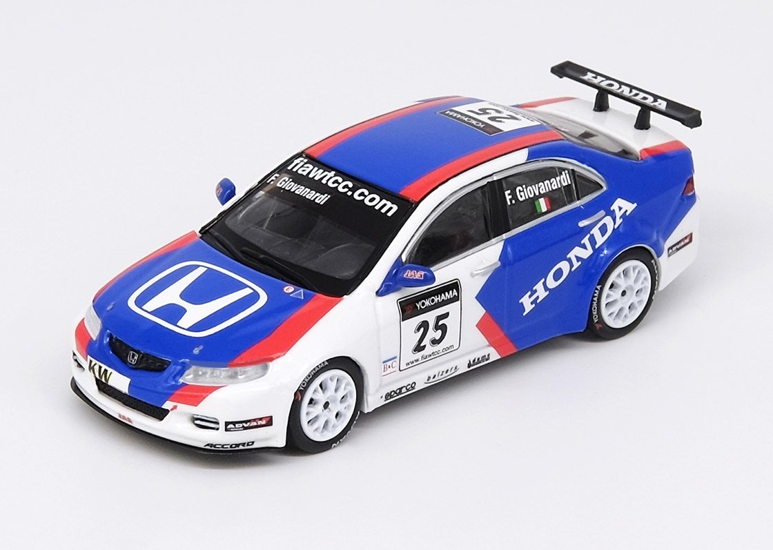 Inno64 1/64 HONDA ACCORD Euro-R (CL7) #25 "JAS MOTORSPORT" Macau WTCC 2006