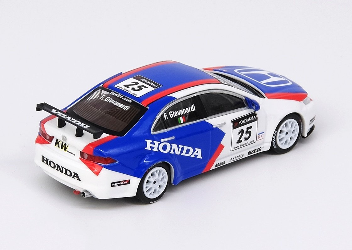 Inno64 1/64 HONDA ACCORD Euro-R (CL7) #25 "JAS MOTORSPORT" Macau WTCC 2006