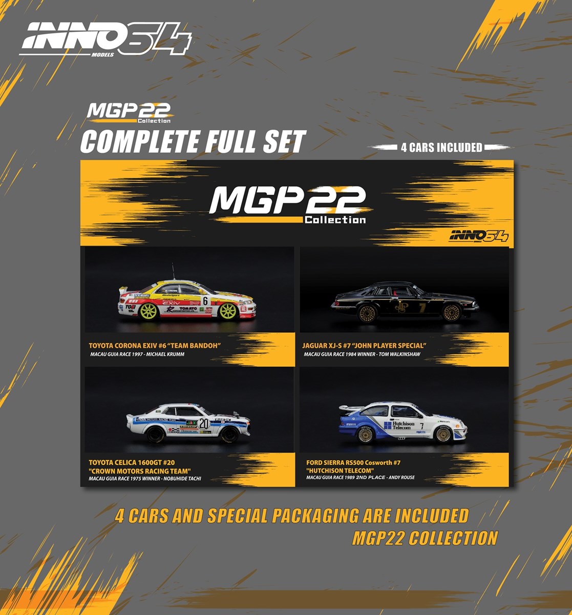 Inno64 1:64 MACAU GRAND PRIX COLLECTION 2022 BOX SET