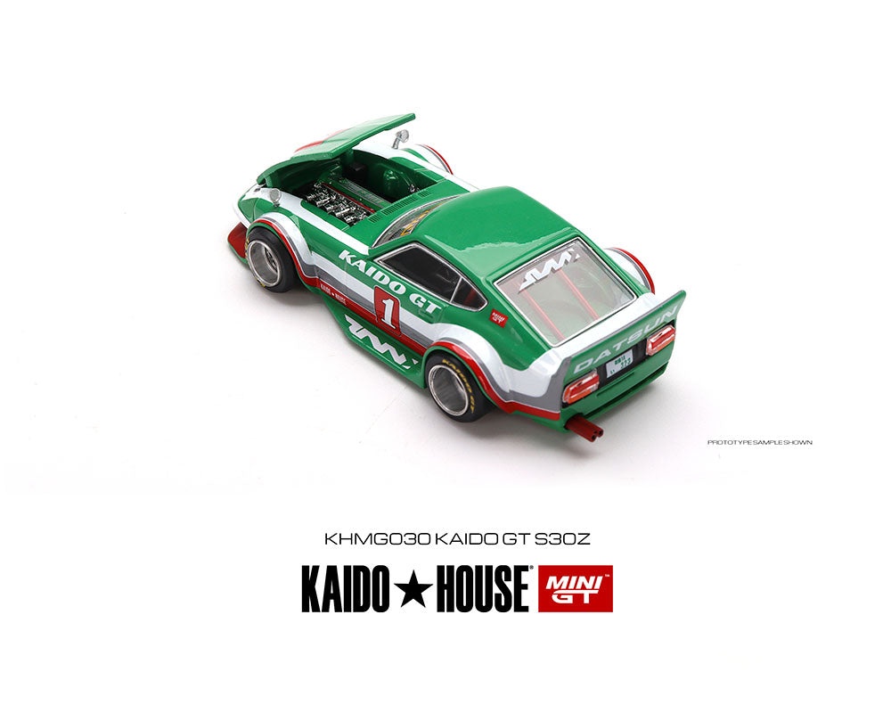 MINI GT 1/64 Kaido★House Datsun Fairlady Z GT V1 V2 Green With White Limited Edition