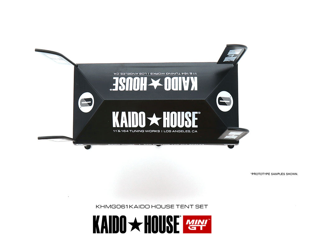 Mini GT 1/64 KAIDO★HOUSE Tent V1- Black – Limited Edition