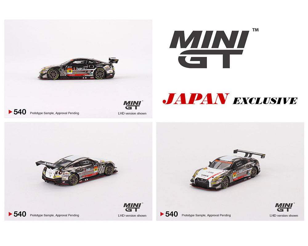 Mini GT 1/64 Nissan GT-R NISMO GT3 #10 TANAX GAINER 2022 Super GT Series- Black – Japan Exclusive ***in clamshell blisters***