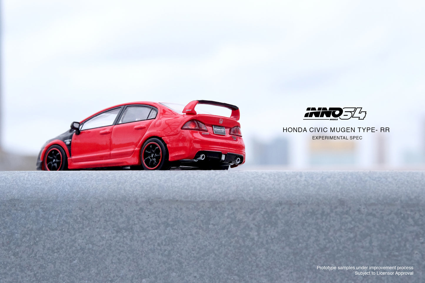 Inno64 1/64 HONDA CIVIC FD2 MUGEN RR Experimental Spec 2008