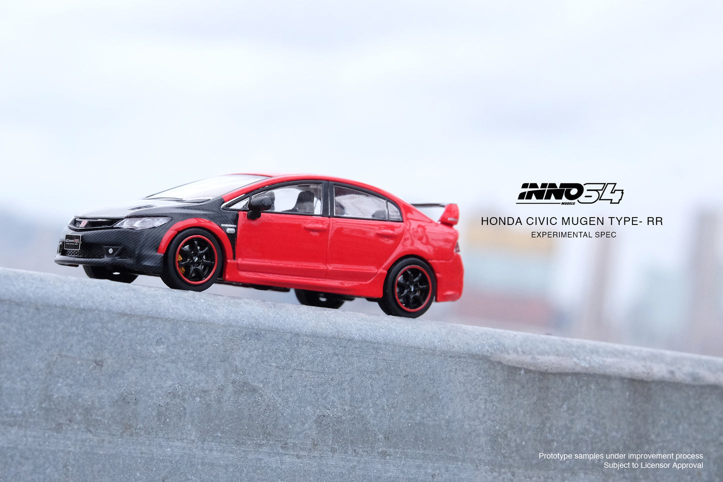 Inno64 1/64 HONDA CIVIC FD2 MUGEN RR Experimental Spec 2008