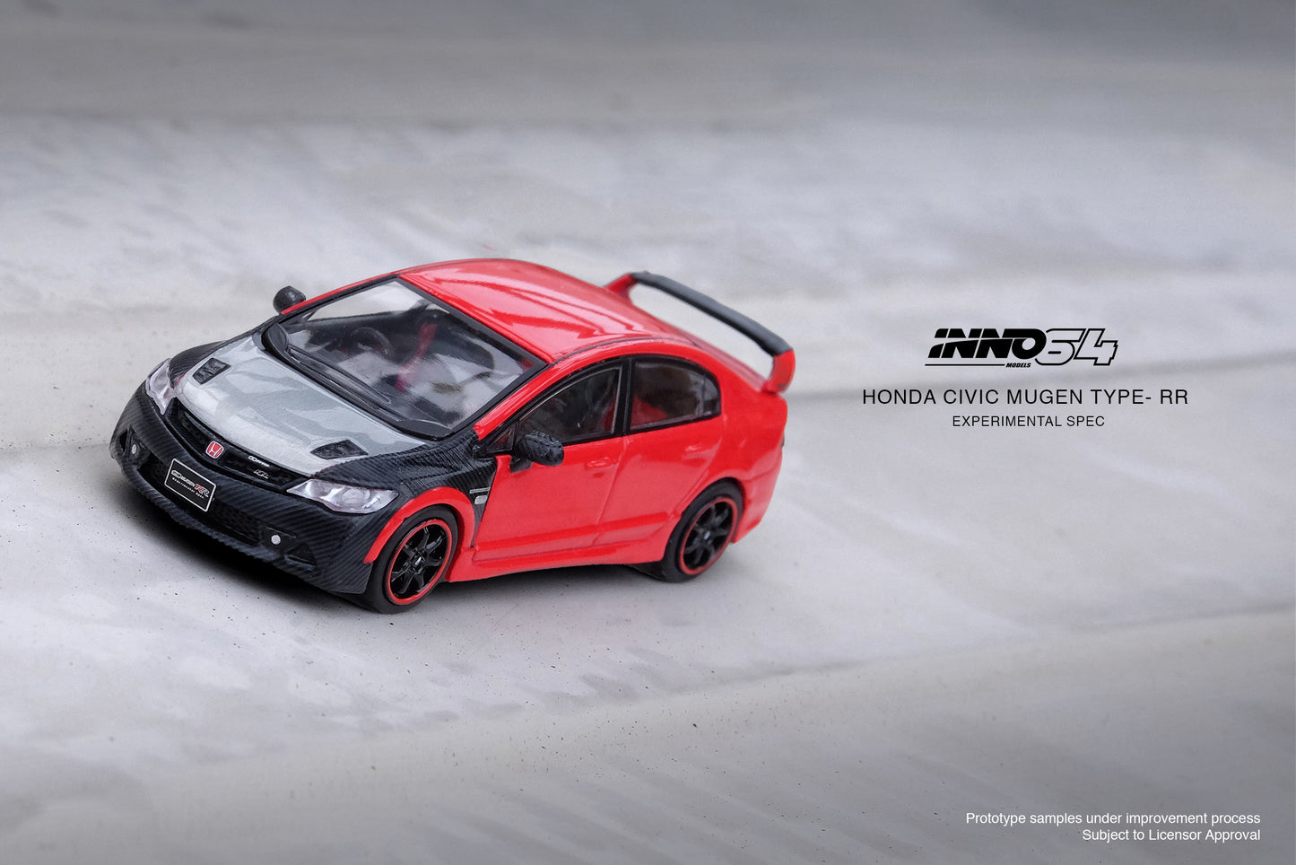 Inno64 1/64 HONDA CIVIC FD2 MUGEN RR Experimental Spec 2008
