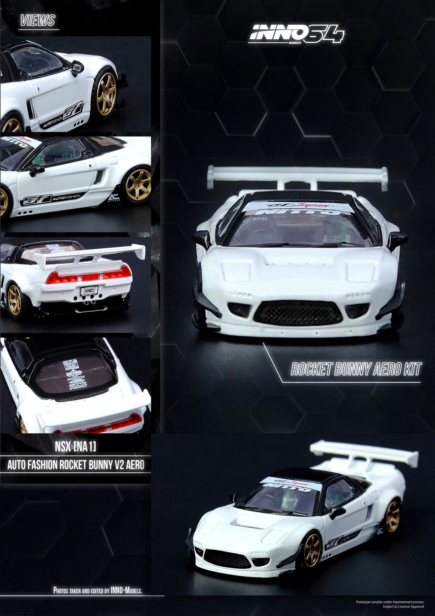 Inno64 1:64 NSX N1 PANDEM ROCKET BUNNY "Auto Fashion"