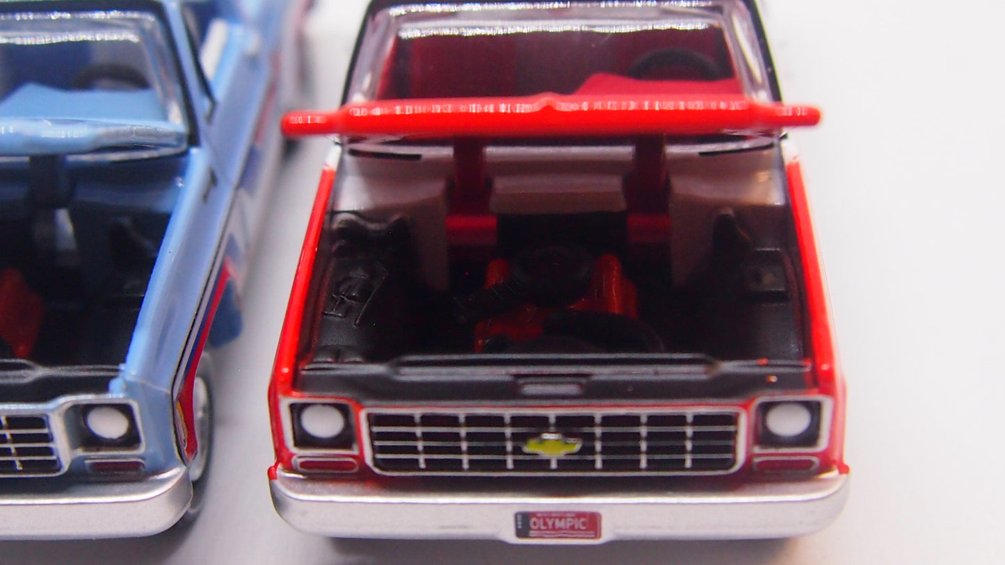 Auto World 1:64 Premium Chevy Stepside Scottsdale Olympic Edition '76