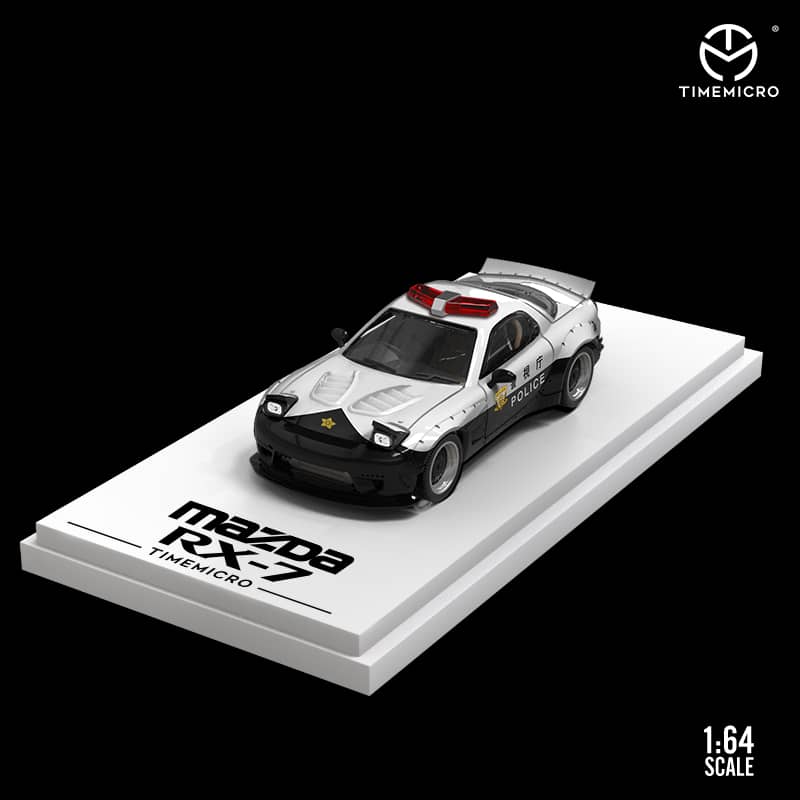 Time Micro 1/64 NSX/RX-7 police livery
