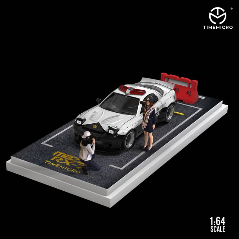 Time Micro 1/64 NSX/RX-7 police livery