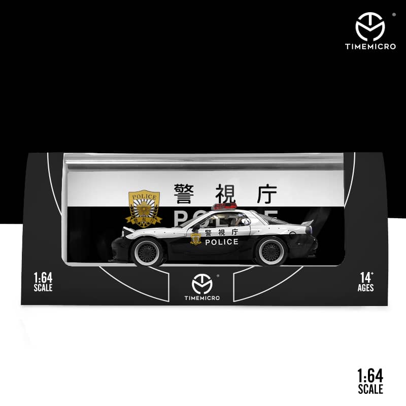 Time Micro 1/64 NSX/RX-7 police livery