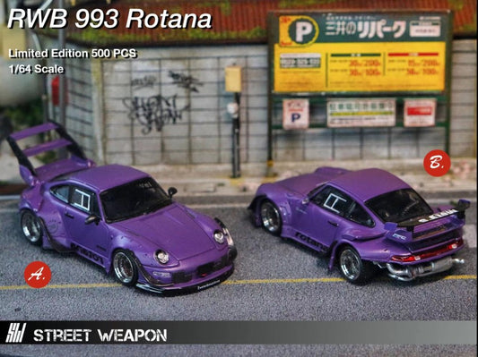 Street Weapon 1/64 RWB993 Rotana Purple