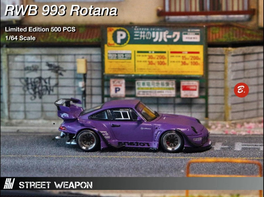 Street Weapon 1/64 RWB993 Rotana Purple