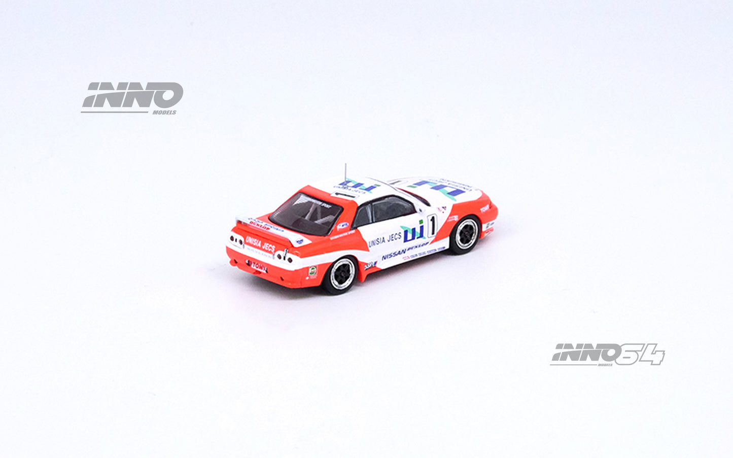 Inno64 1/64 NISSAN SKYLINE GT-R (R32) #1 "UNISIA JECS" JTCC 1993M. Hasemi / H. Fukuyama