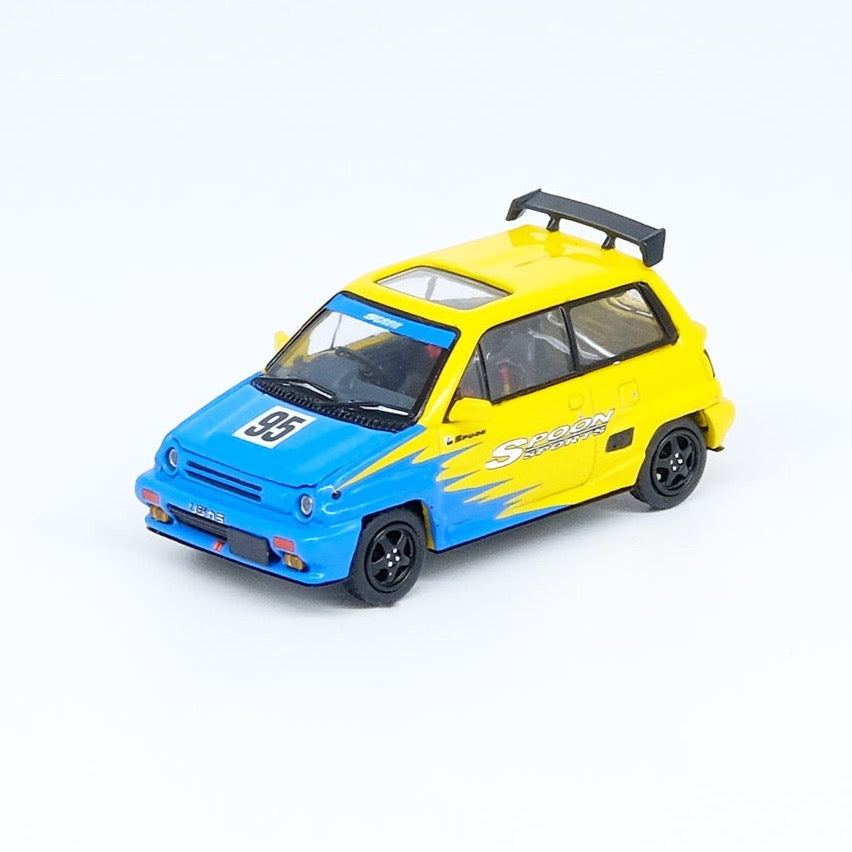 Inno64 HONDA CITY TURBO II "SPOON SPORTS" Custom Livery With MOTOCOMPO