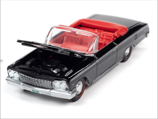 Auto World 1:64 Premium 1962 Chevrolet Impala SS Convertible (Gloss Black)