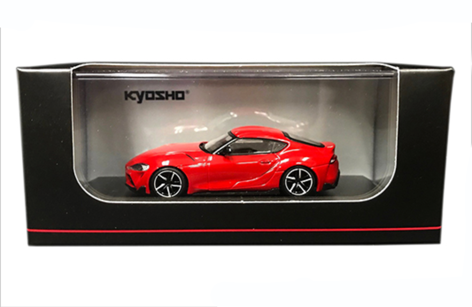 Kyosho 1 64 Toyota GR Supra Red Black Ice Diecast
