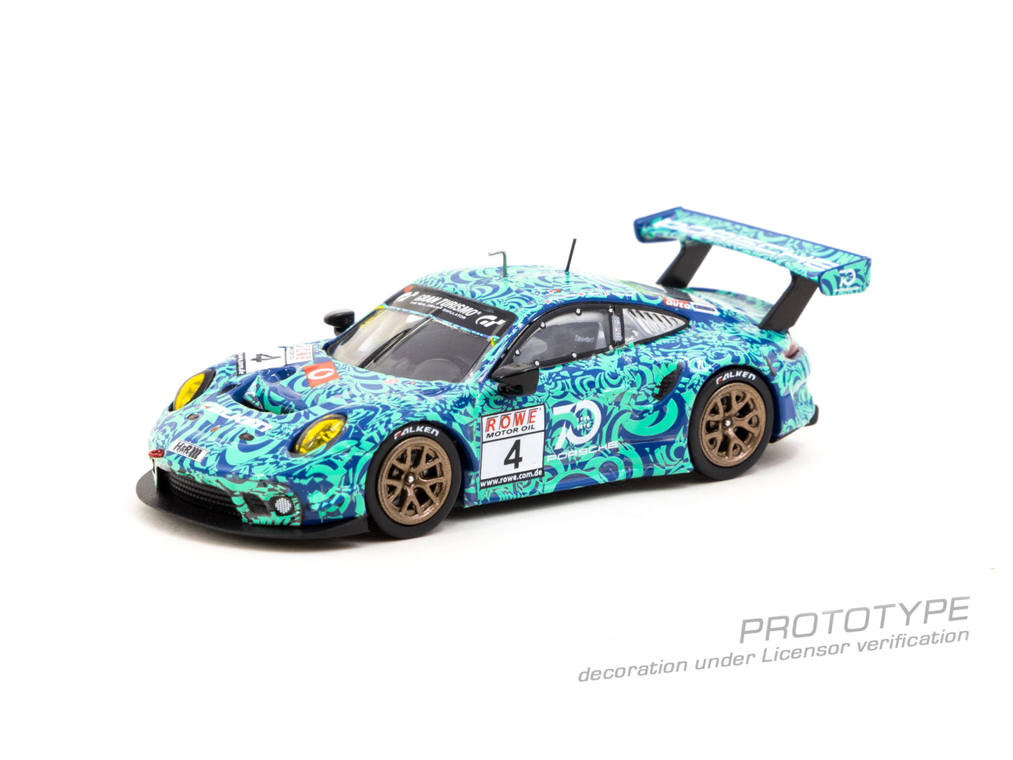 Tarmac Works x ixo 1:64 Porsche 911 GT3 R VLN Endurance Racing Championship Nürburgring 2018 (M. Ragginger / N. Tandy / L. Vanthoor)