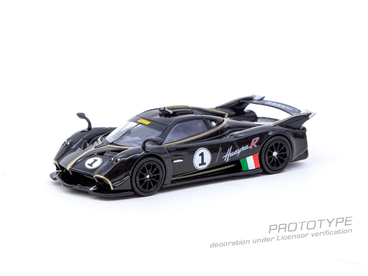 Tarmac Works 1:64 Pagani Huayra R Nero Oro