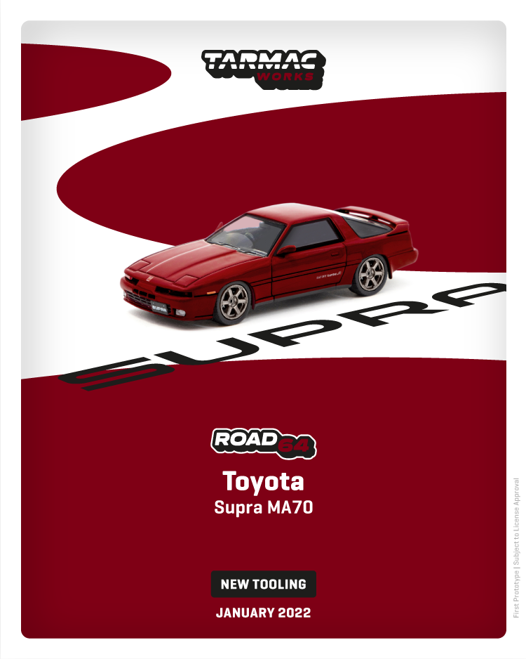 Tarmac Works 1/64 Toyota Supra MA70 Red