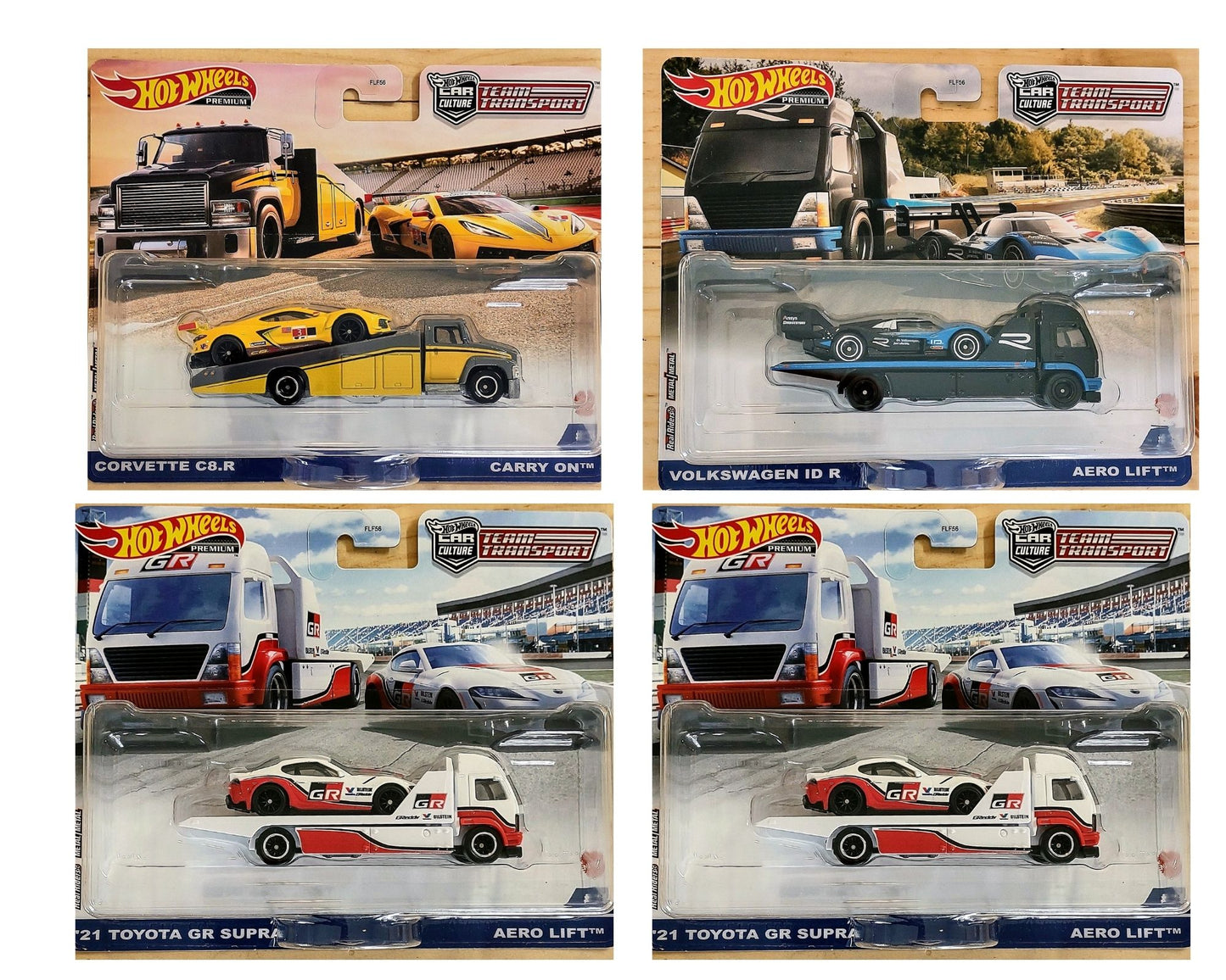 Hot Wheels 1:64 2021 Car Culture Team Transport Case N (set of 4)