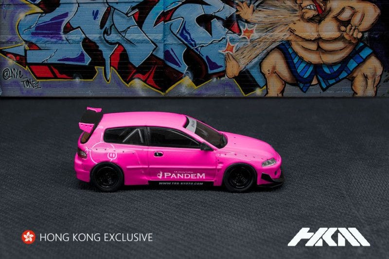 HKM 1/64 Civic EG6 Pandem Rocket Bunny Pink